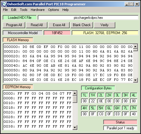 Serial Port Professional PIC Programmer