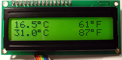  PIC Dual Temperature Meter