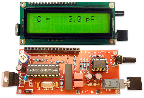 Special Edition Accurate LC Meter Kit with Blue Backlight LCD