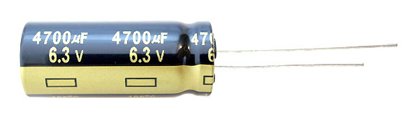 4700uF 6.3V Panasonic FM Capacitor