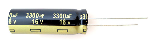 3300uF 16V Panasonic FM Capacitor