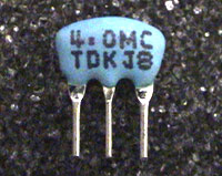 4MHz Ceramic Resonator